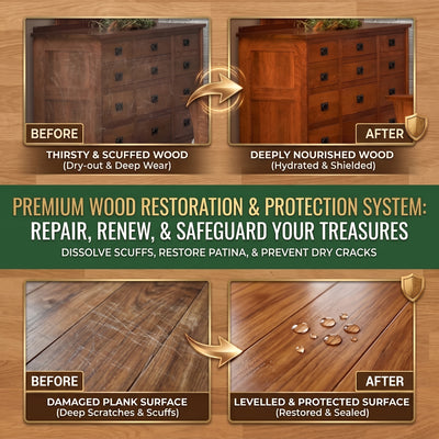 Wood Scratch Repair Beeswax